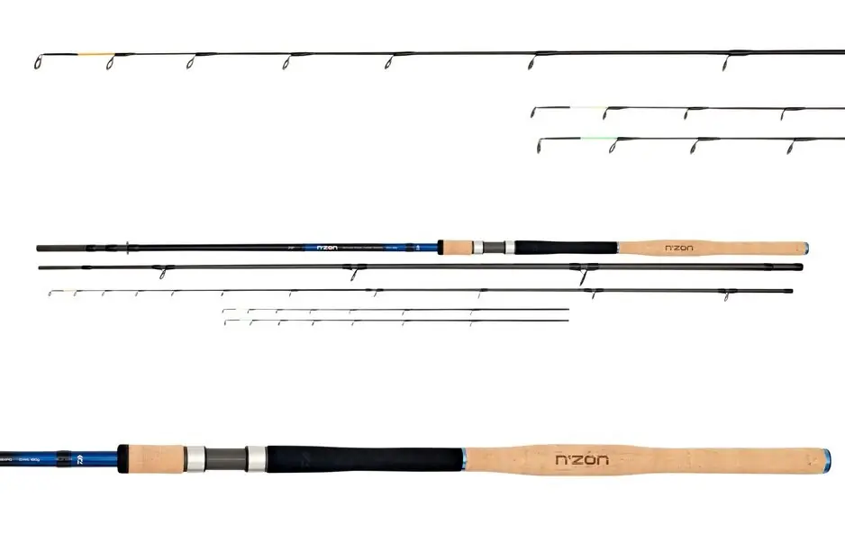 Preisknaller | Daiwa N‘Zon Distance 3,96m / bis 150g Special X Power Feeder 13‘ mit 3 Spitzen